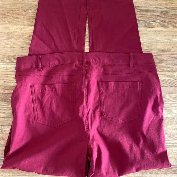 FLIRTATIOUS | Red coloured jeans | Size 1x - Picture 3 of 7